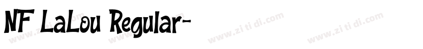 NF LaLou Regular字体转换